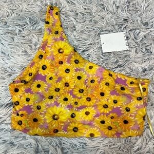 Zara sunflower crop top